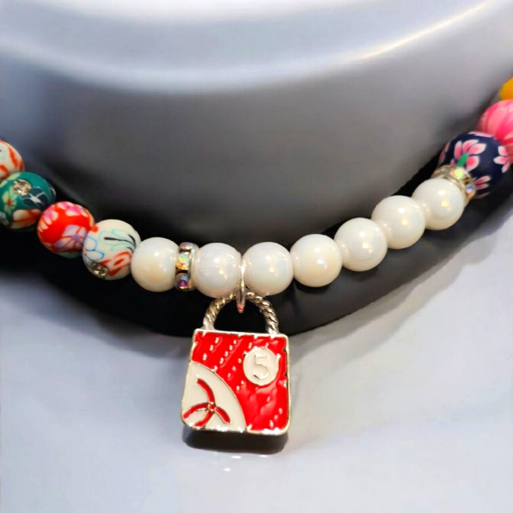 Trendy Fashion Beaded Necklace